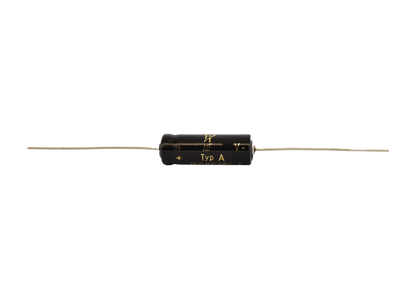 F+T 10 µF @ 100 Volt, axial