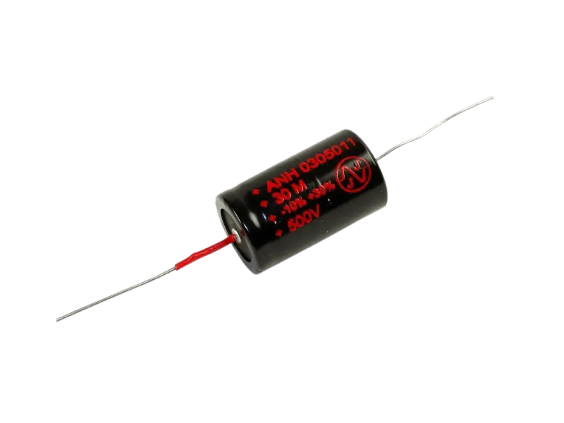 JJ Kondensator 30 µF / 500 V axial