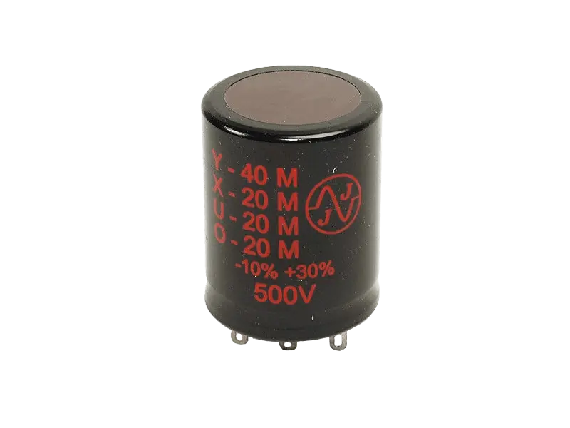 JJ 40+20+20+20 µF @ 500 V