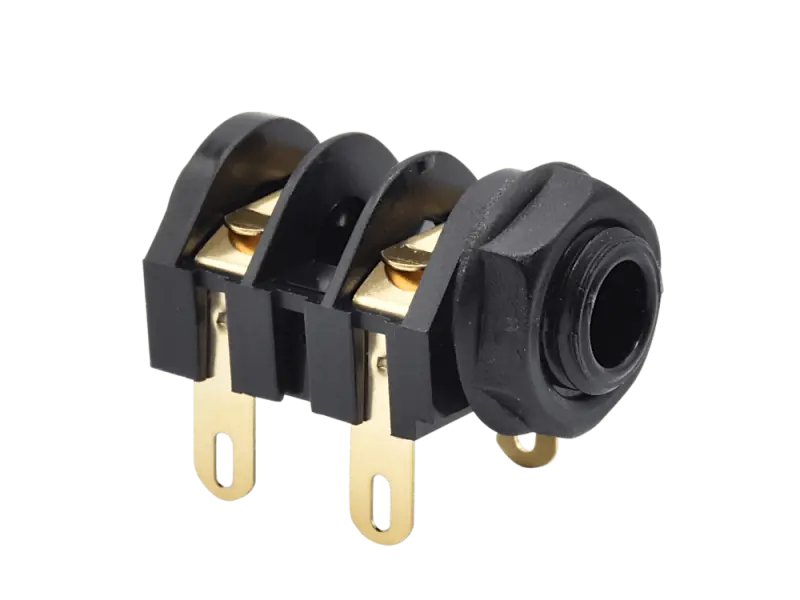 Cliff 11607 6,3 mm mono jack, gold plated