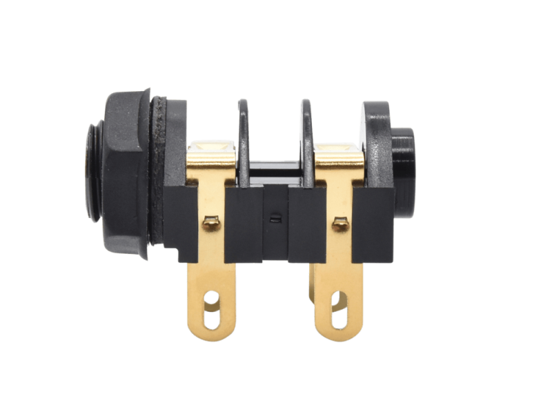 Cliff 6,3 mono input jack, gold plated