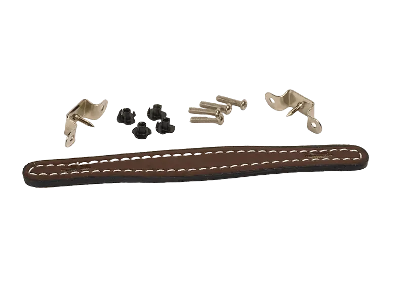 Strap-Handle Fender, Leather, brown