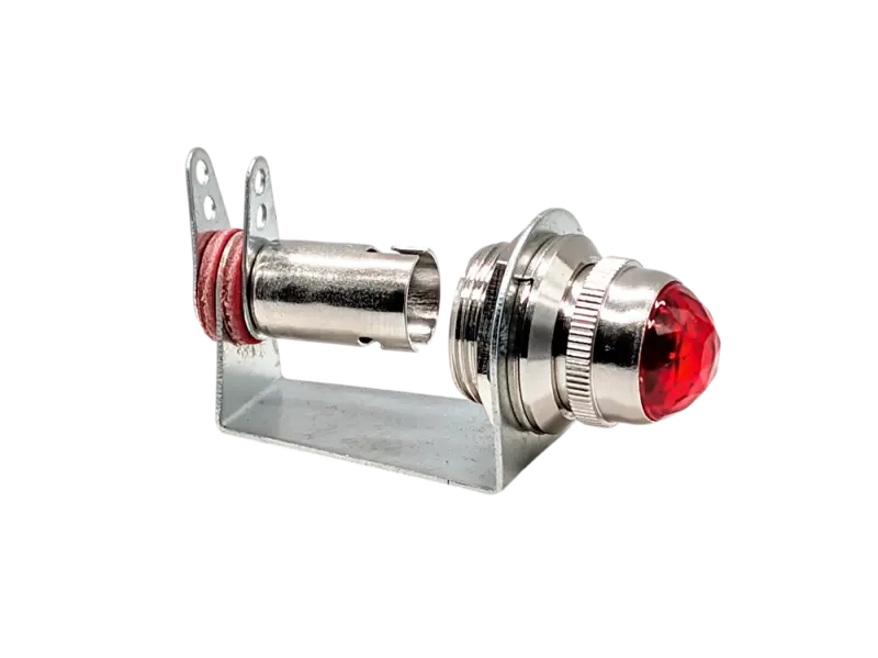 Fender Stil Pilot Light Set - rot