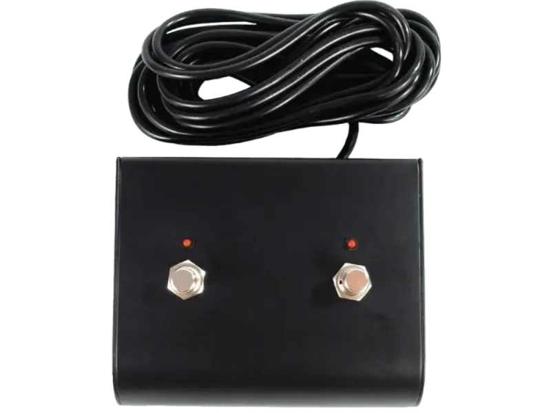 Fußschalter, Marshall-Stil, 2-fach mit LED