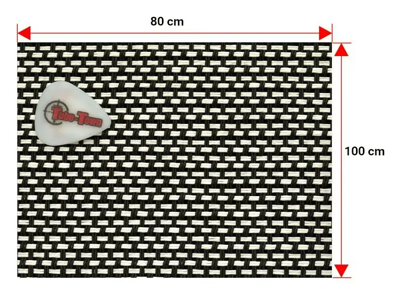 Frontbespannung Tube-Town Black & White - HiWatt - Stil - 80 x 100 cm