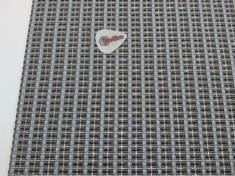 Grillcloth Fender-Style Blue-White-Silver - 74 x 100 cm