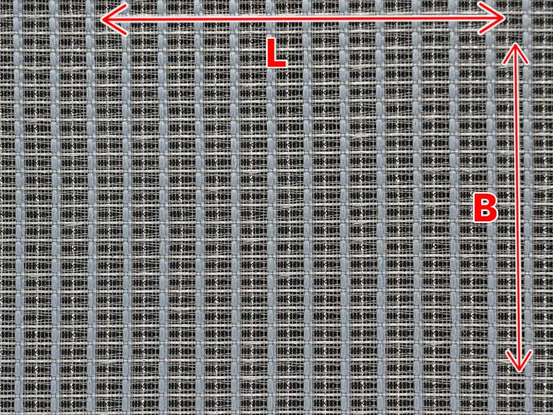 Grillcloth Fender-Style Blue-White-Silver - 74 x 100 cm