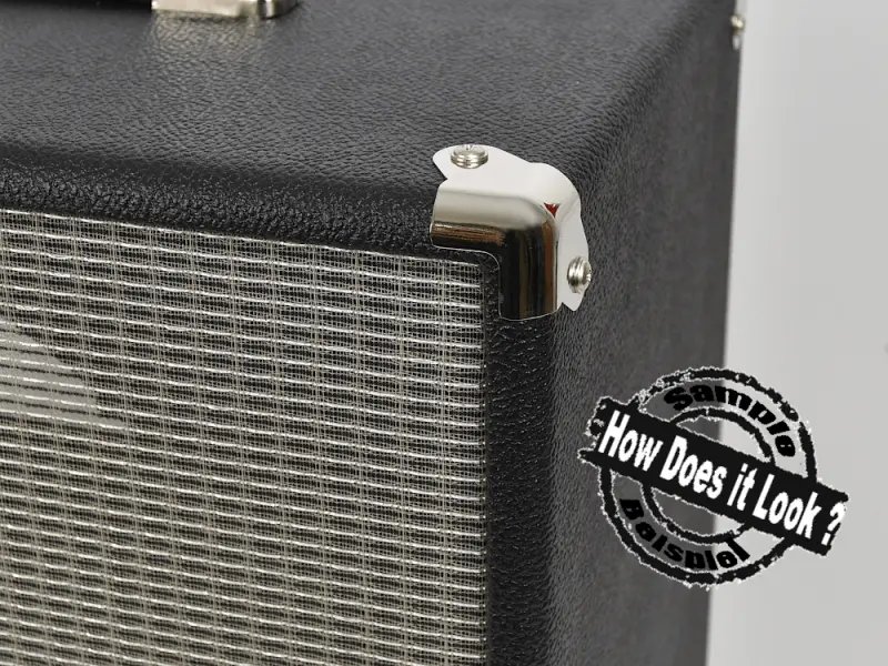 Grillcloth Tube-Town Gray-White-Silver, Fender-Style - 75 x 100 cm