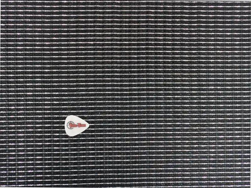 Grillcloth Fender-Style black / silver - 74 x 100 cm