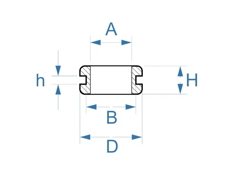 Kabeldurchführung 10 mm - 5er Pack