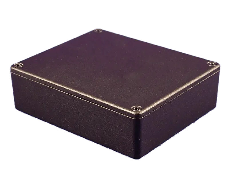 Hammond Druckguss 1550MBK - 120 x 100 x 31 mm - SCHWARZ