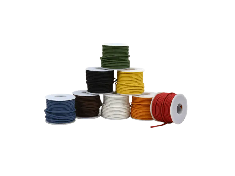 Cloth Wire stranded AWG #20 (0,52 mm²), blue, 15,2 m