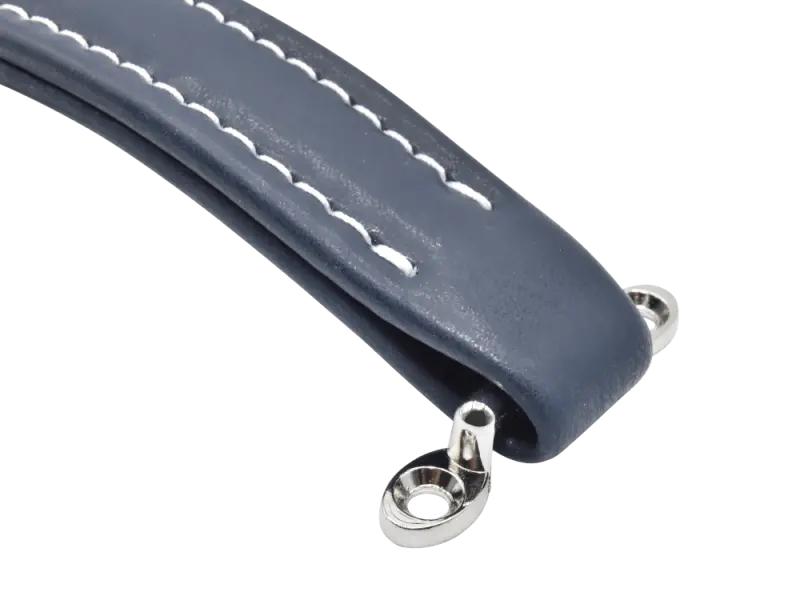 Koffergriff aus Kunstleder, dunkelblau