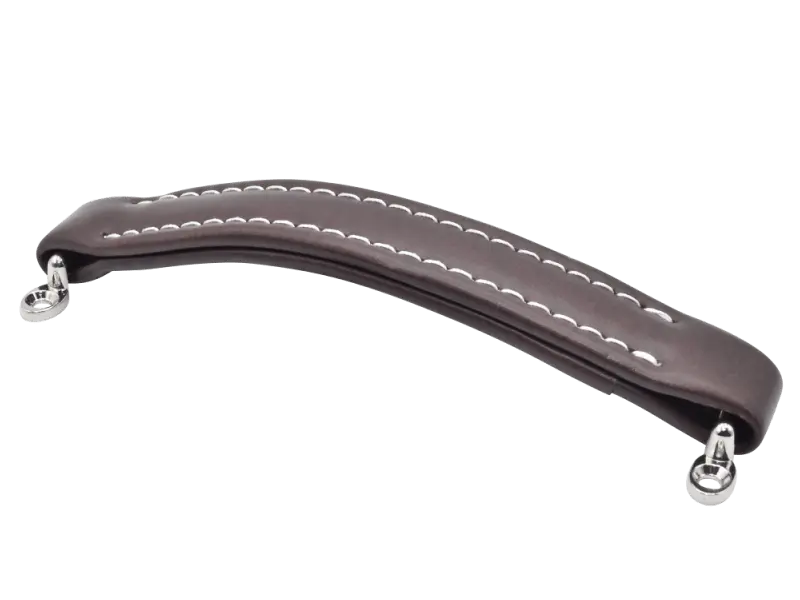 Case Handle imitation leather, dark brown