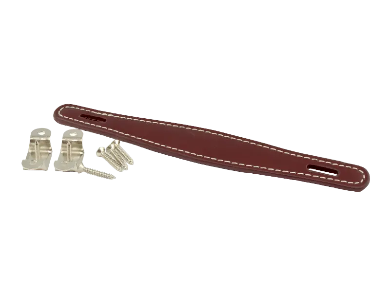 Riemengriff Fender-Stil, braun, flach