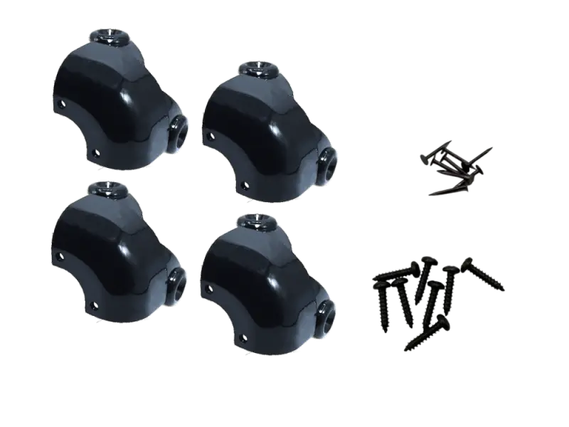 VOX® Gehäuse Ecken, schwarz - 4er Satz