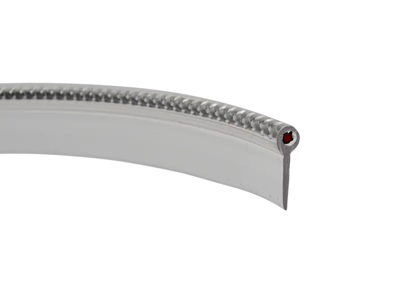 Piping medium, silver - 3.1 x 8.5 mm - Pack of 4 m