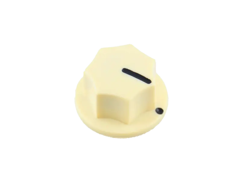 Knob Classic Fluted, creame