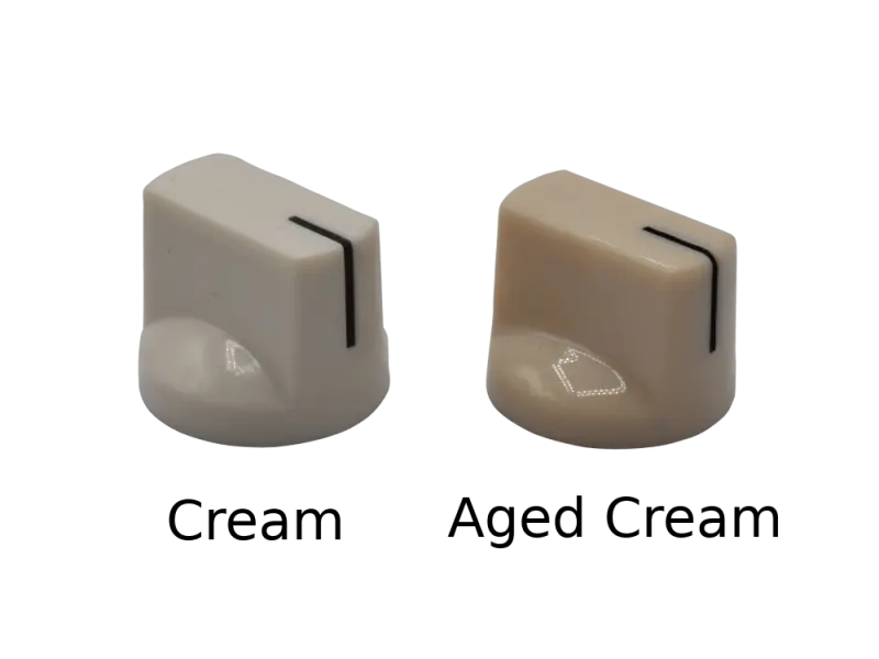 Knob Classic Pointer - Aged Cream