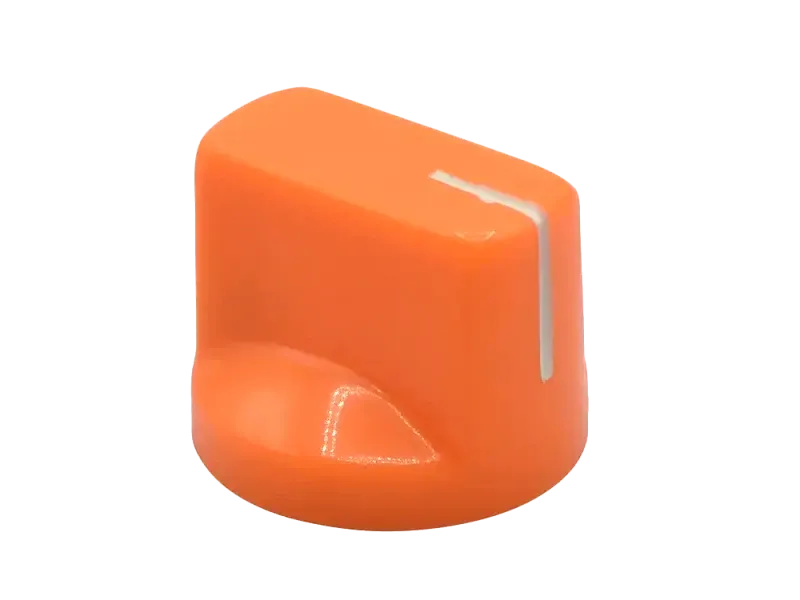 Knob Classic Pointer - Orange