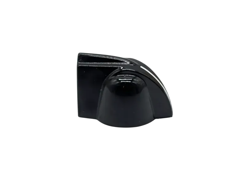 Knopf Chickenhead Mini schwarz, Riffelachse