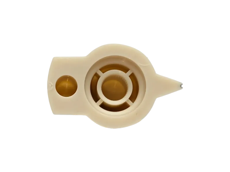 Knopf Chickenhead Mini cream, Riffelachse