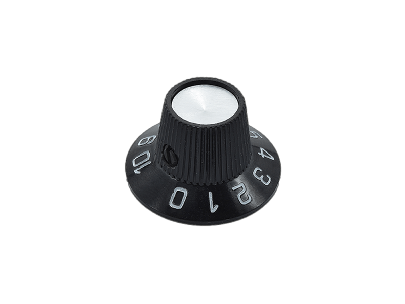 Music Man Style Knob black - 0 - 10