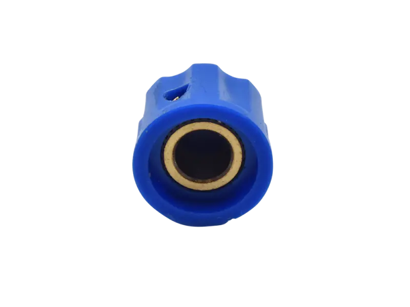 Knopf Synth Pointer blau