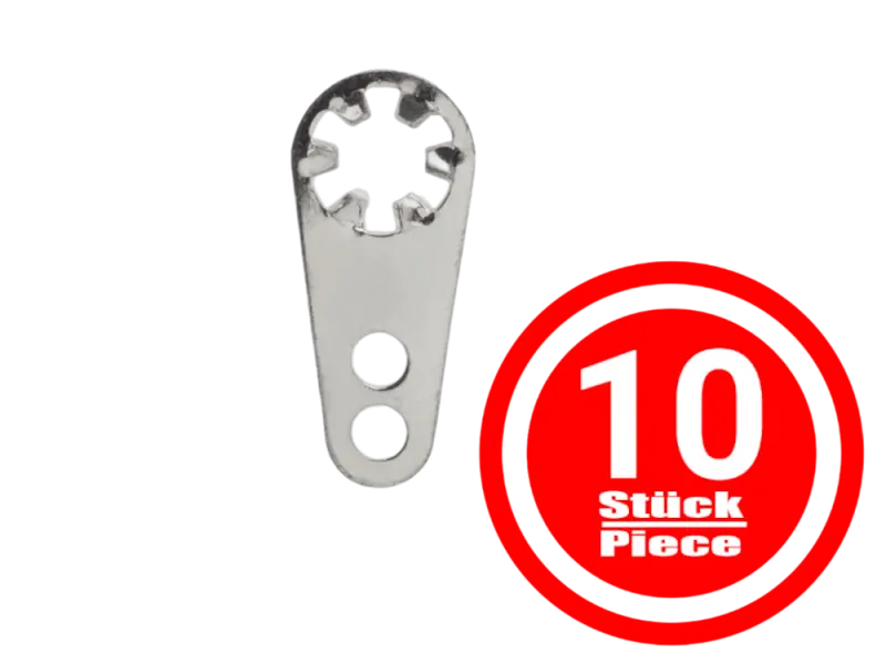 Zahnscheibe mit Lötöse M4, 10 Stück