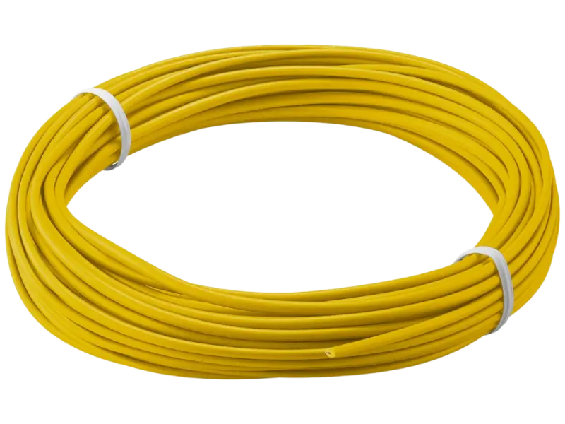 Schaltlitze 0,14 mm² flexibel, gelb, 10 m