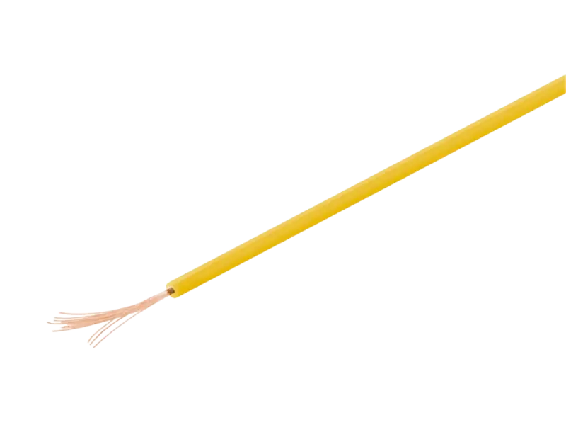 Schaltlitze 0,14 mm² flexibel, gelb, 10 m