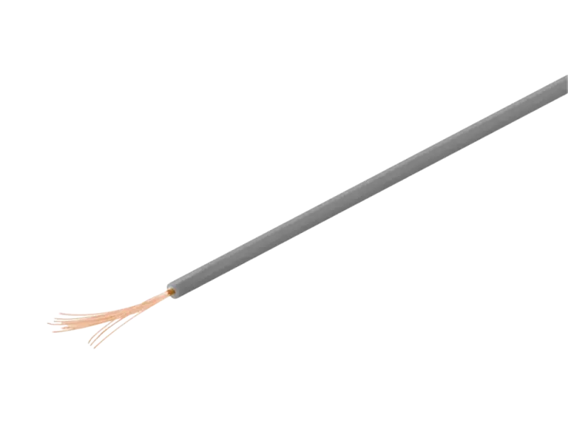 Hookup Wire 0,14 mm², flexible, gray, 10 m