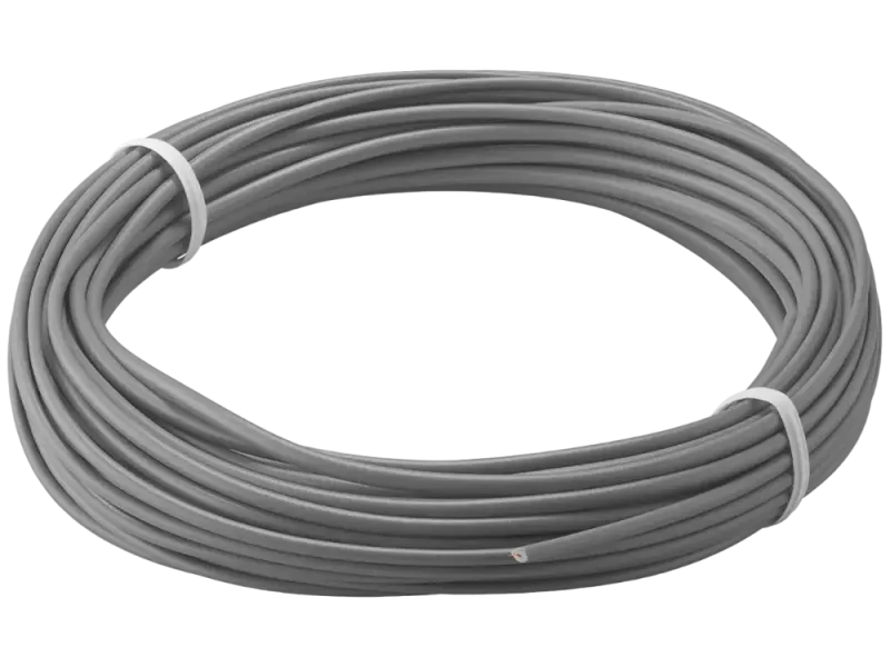 Hookup Wire 0,14 mm², flexible, gray, 10 m