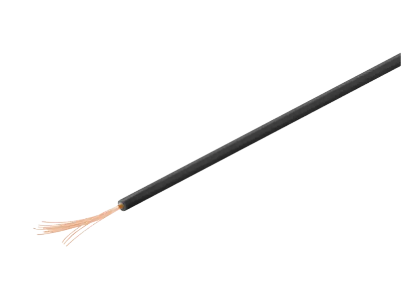 Hookup Wire 0,14 mm², flexible, black, 10 m