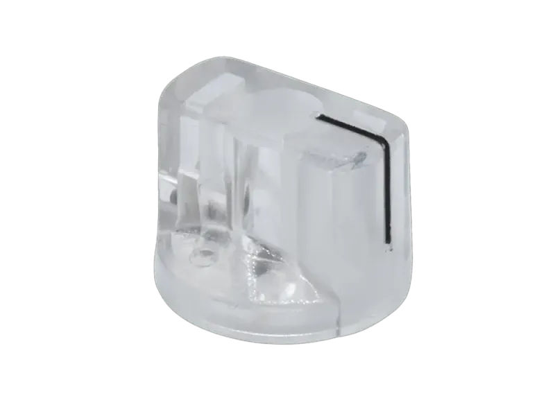 Knob Classic Pointer - clear