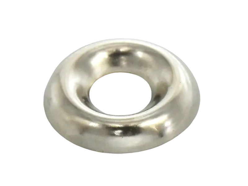 Zierrosette Blackface Style, Edelstahl, gross - 12er Pack