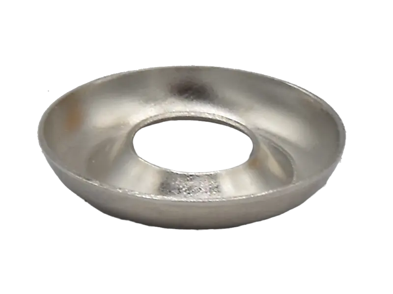 Zierrosette Blackface Style, Edelstahl, gross - 12er Pack