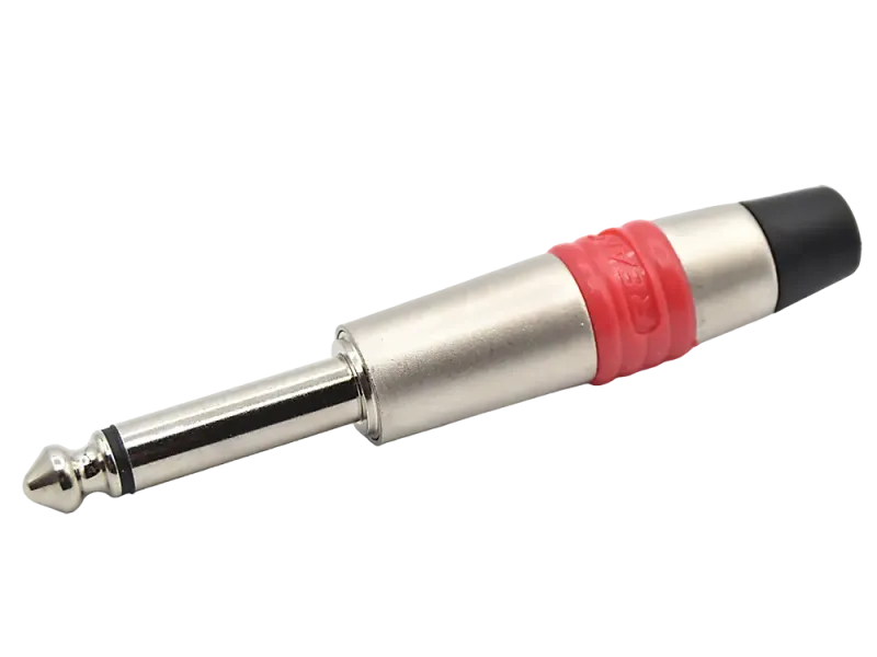 Rean NYS224C-0 6,3 mm (1/4")  phone plug, mono - red