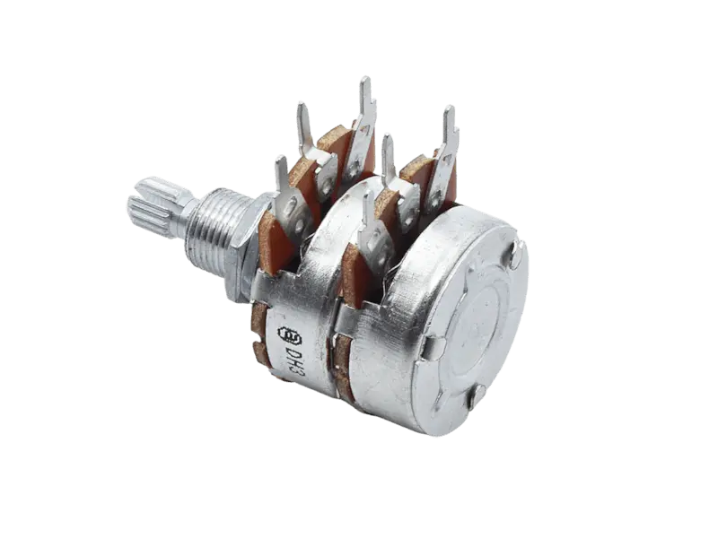 Potentiometer for Marshall JCM800, 1 MOhm log, Stereo