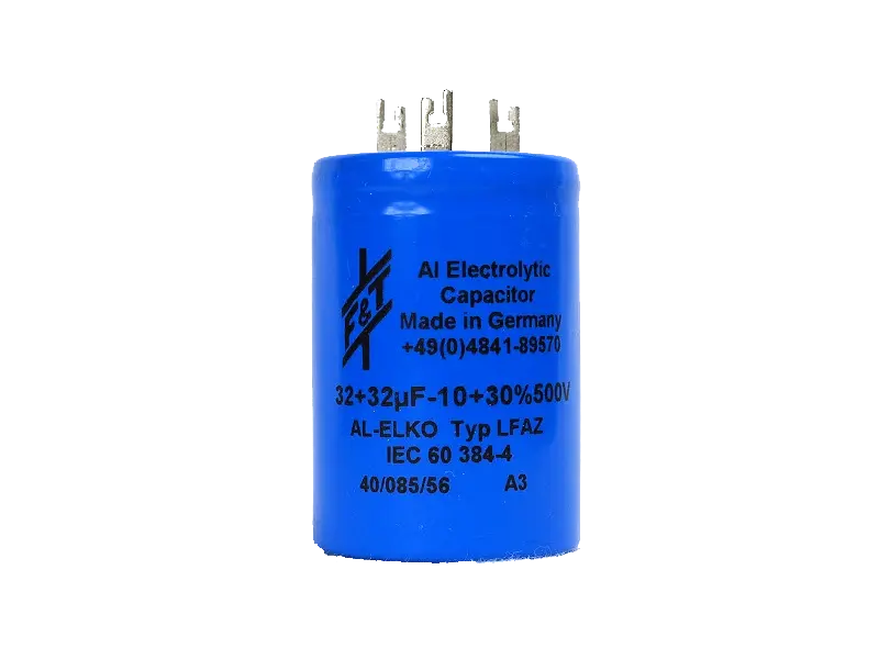 F+T 32 + 32 µF / 500 V Multisection