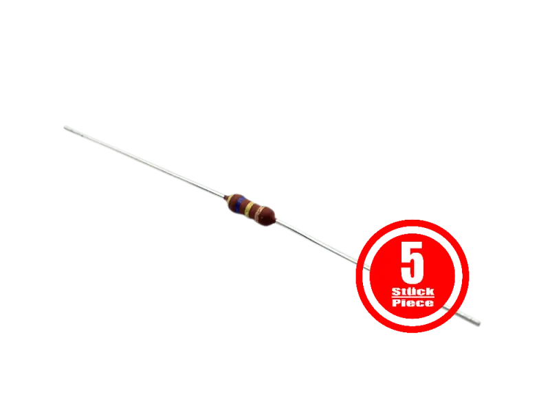 Metalloxid Widerstand  1 Watt / 220 kOhm - 5er Pack