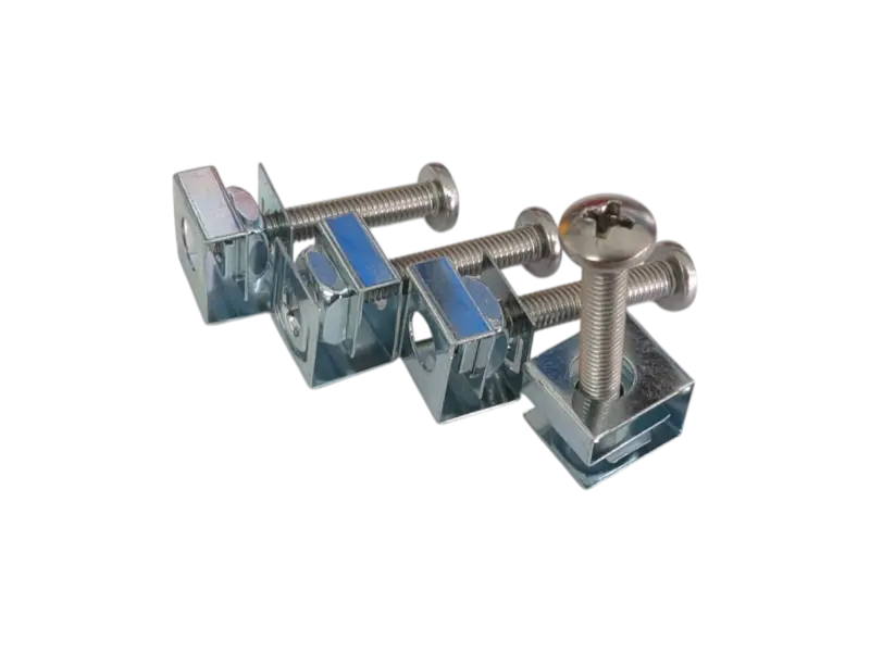 Hammond 1421NP Clip Cagenut, incl. screw, Set of 4