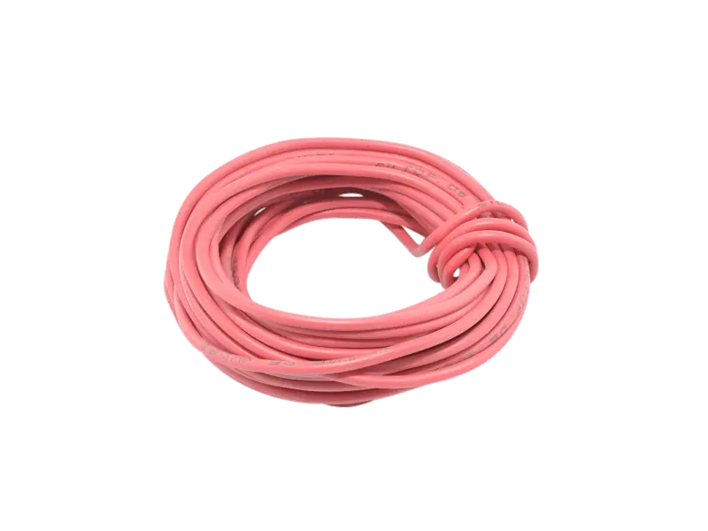 Silikonlitze 0,25 mm² - rot, 5 m