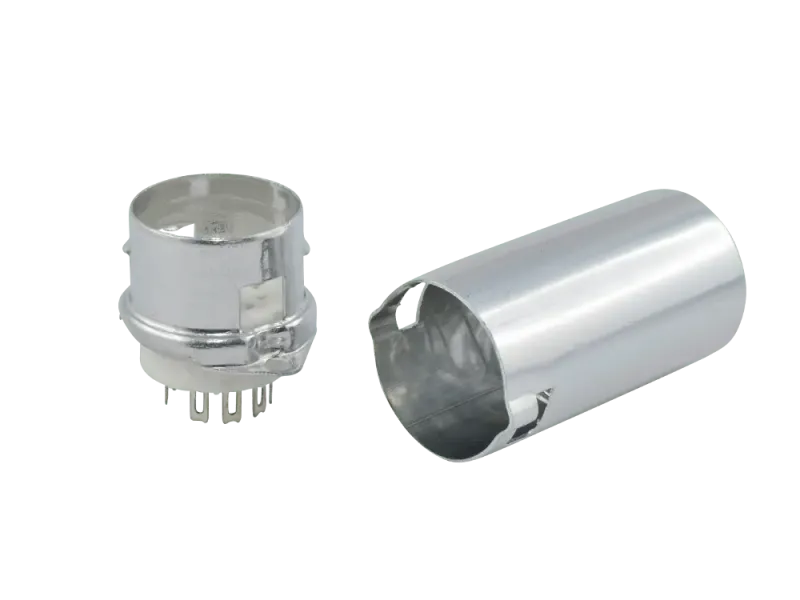 Sockel Noval Keramik, Chassis m. Schirmung