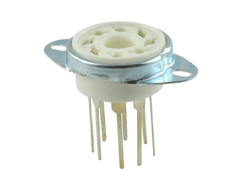 Sockel Oktal Keramik Chassis, lange Pins