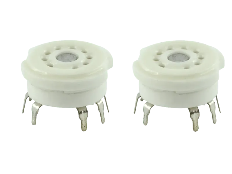 Socket Noval Ceramic PC Mount, Pack of 2