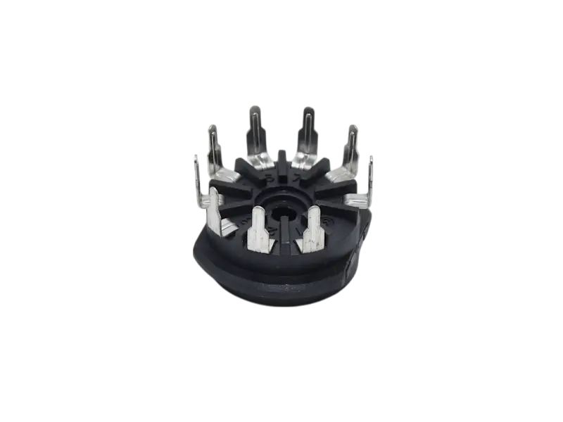 Socket Noval Belton, Print VTB9-PT, black