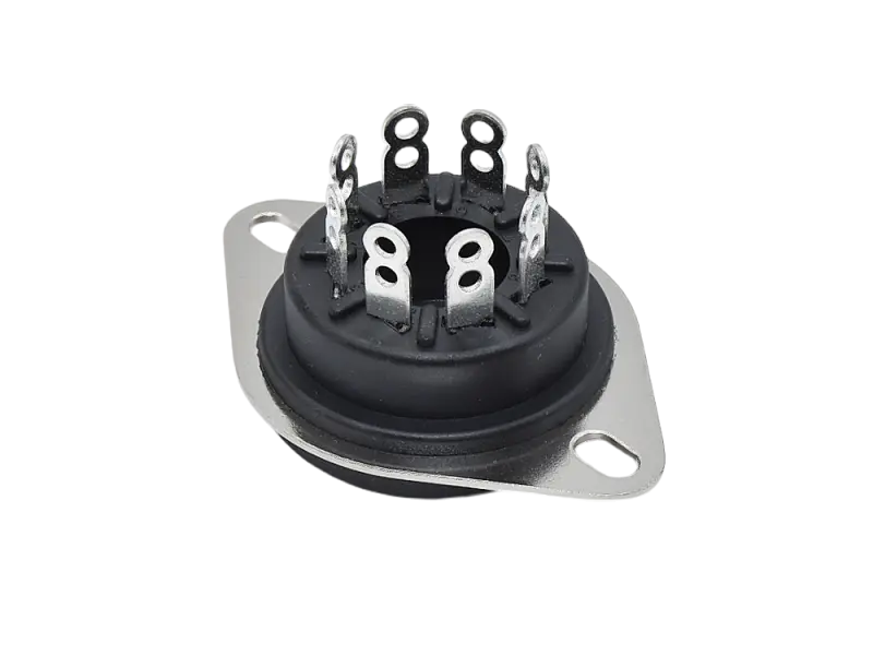 Socket Octal Belton, Chassis VTB8, black