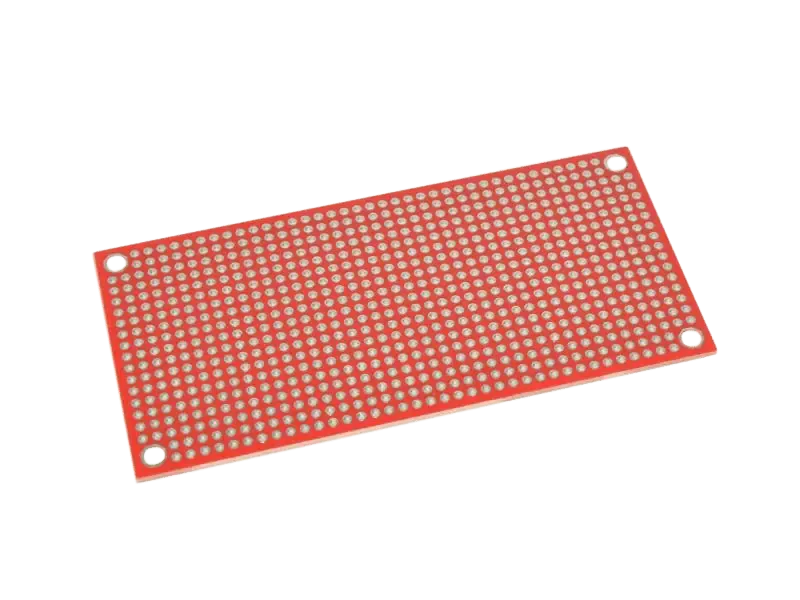 Tube-Town Universal Board 105 x 50 FR4, red