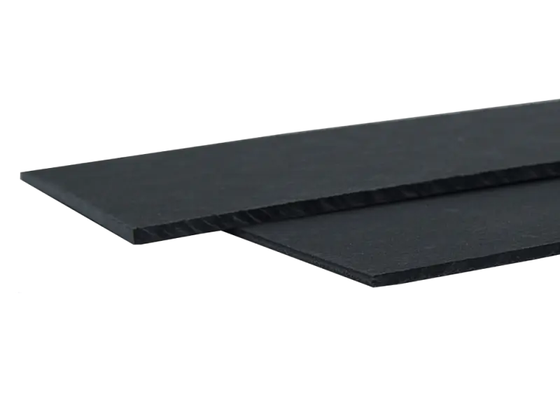 Fender-Stil Eyeletboard, blank,  schwarz, 2er Set, 406 x 76 mm